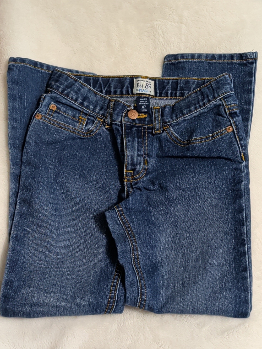 The Children's Place Straight Skinny Dark Blue Jeans